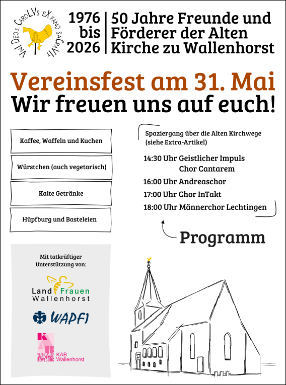 Plakat Vereinsfest
